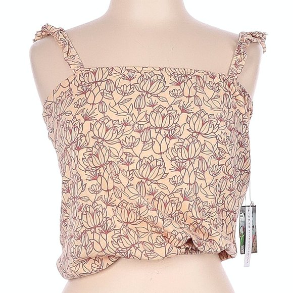 Known Supply Tops - Known Supply Claire Tank Top in Light Peach Floral NWT